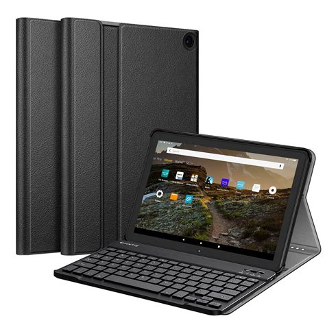 Fintie Bluetooth Keyboard Case For All New Fire Hd 10 And Fire Hd 10