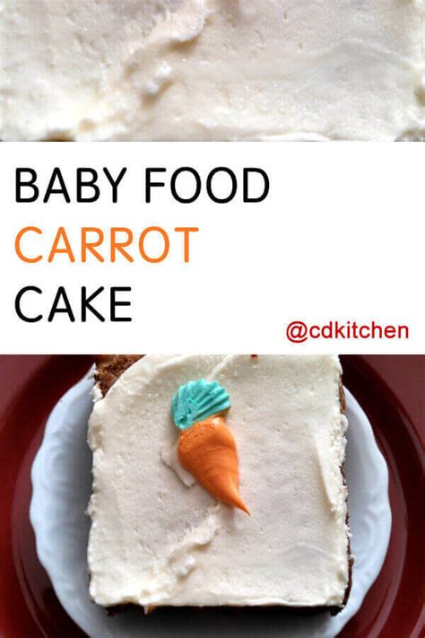Baby Food Carrot Cake Recipe