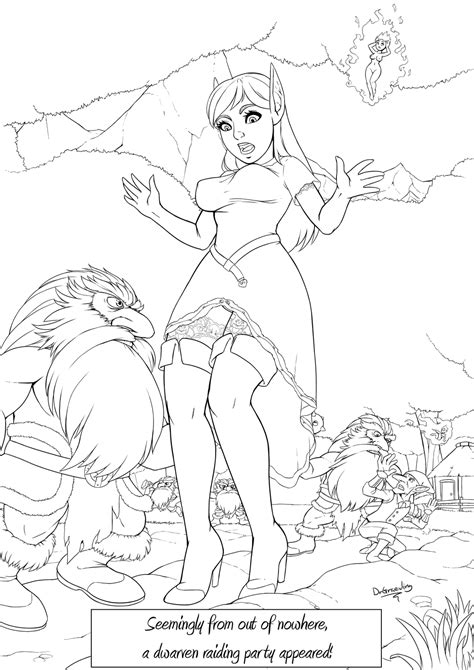 Colouring Book Page By DrGraevling Hentai Foundry