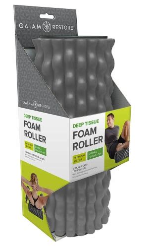 Gaiam Restore™ Grey Deep Tissue Foam Roller 1 Ct Foods Co