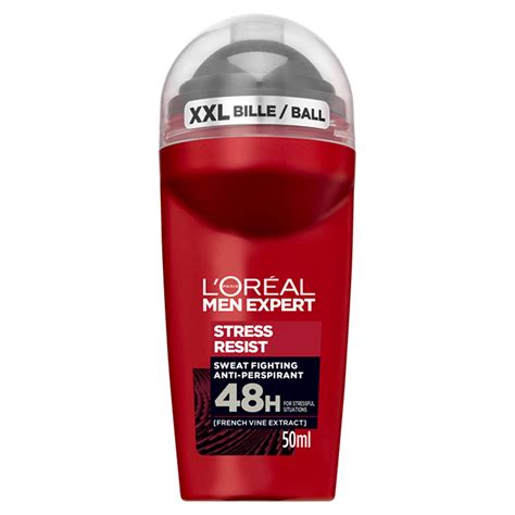 l oreal men expert stress resist 48h roll on anti perspirant deodorant 50ml deodorant