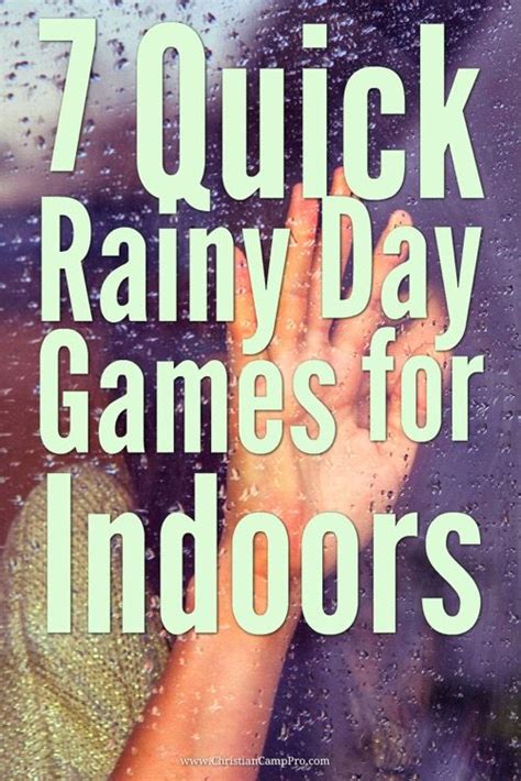 500 is one of those fun backyard games you can enjoy outside to while away a lazy afternoon or when family comes for a visit. 7 Quick Rainy Day Games for Indoors - Christian Camp Pro ...