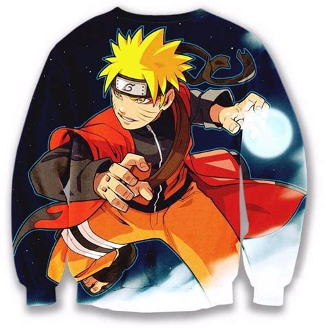 Veja mais ideias sobre anime naruto, naruto mangá, naruto. Naruto Uzumaki Cool 3D Full Print Crewneck Sweatshirt ...