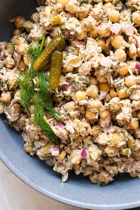 Chickpea Tuna Salad Recipe Ifoodreal Com