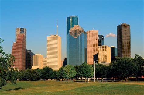 Houston Skyline Desktop Wallpaper Wallpapersafari