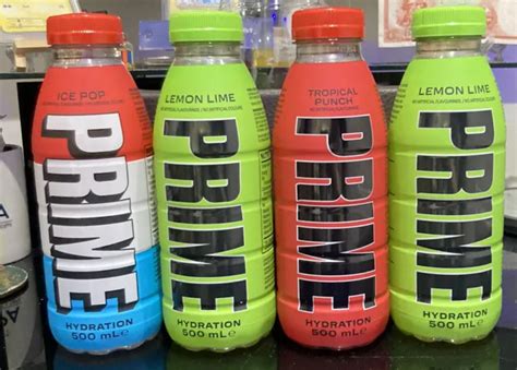 PRIME HYDRATION DRINK By X KSI Logan Paul 4 FLAVOURS UK 4 Bottles