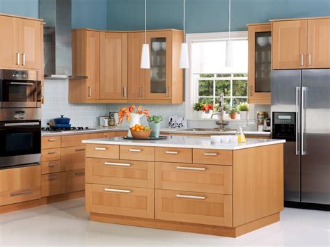 Ikea Kitchen Cabinets Natural Wood Anipinan Kitchen