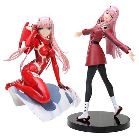New Darling In The Franxx Figure Zero Two 02 Red Clothes 15cm21cm Pvc
