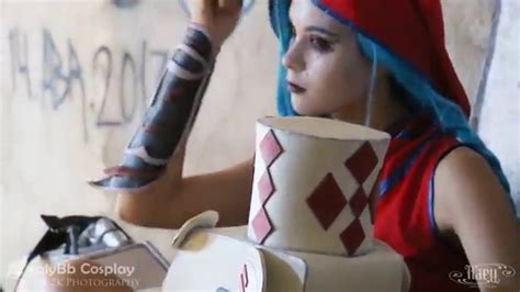 jinx cosplay session making  youtube
