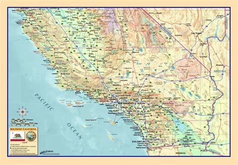 Check flight prices and hotel availability for your visit. Online Maps: Southern California Road Map - Detailed Map ...