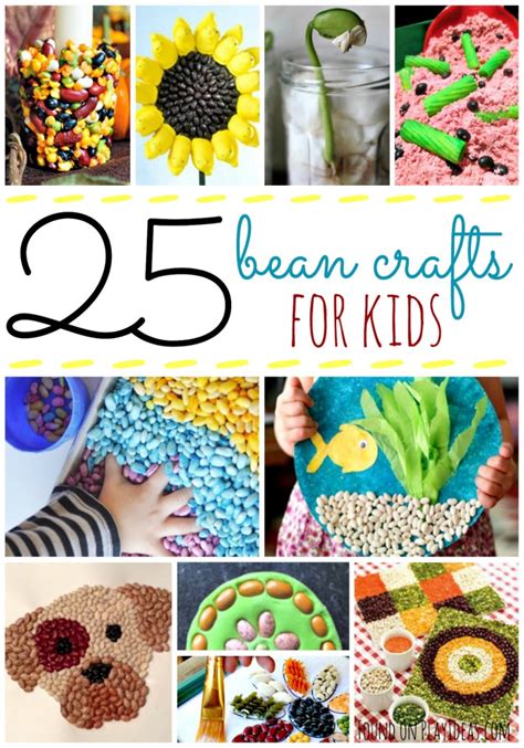 25 Awesome Bean Crafts For Kids