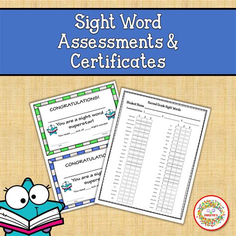 Sight Word Assessments And Certificates Made By Teachers