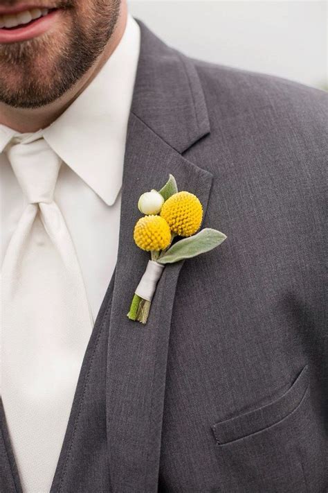 It is cultivated over much of the temperate world as an ornamental plant. Billy ball and lambs ear boutonniere. Photography by www ...