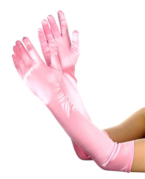 Nyfashion101 Womens Fashionable Classy Elbow Length Satin Gloves 12bl