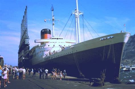 Pendennis Castle Dec1969 Merchant Navy Cruise Liner Cruise Ship