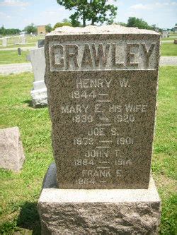 Joe S Crawley Find A Grave Memorial