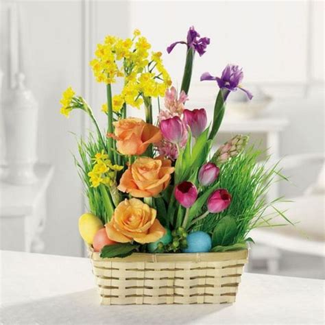 32 Lovely Easter Flower Arrangements Decor Ideas Easter