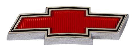 67 68 Bowtie Emblem Redchrome Key Parts Inc