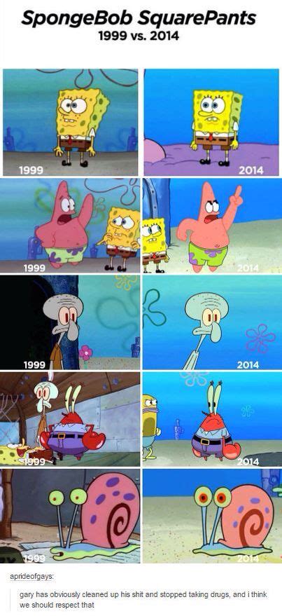 Then Vs Now Funny Spongebob Memes Spongebob Funny Spongebob