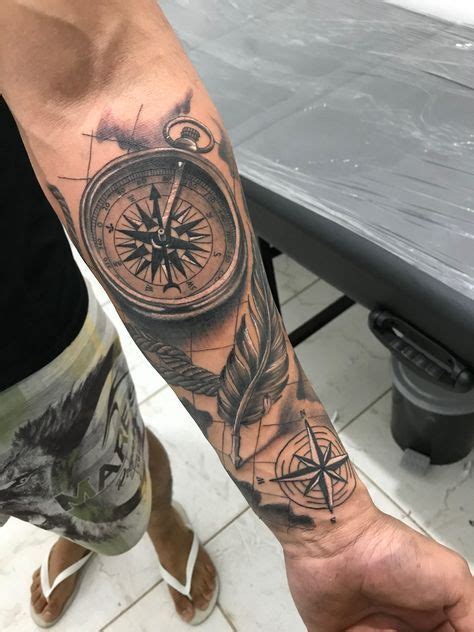 Tattoo Compass Sleeve Maps 26 Best Ideas Tattoos For Guys Tattoo