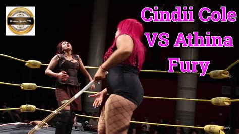 Womens Wrestling Cindii Cole Vs Athina Fury 4k Hd Youtube