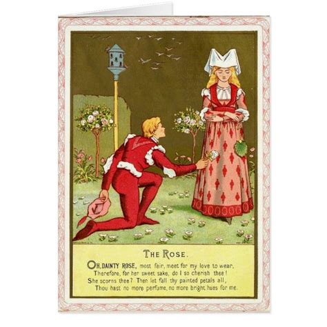 Medieval Girl With Suitor Medieval Girl Valentines