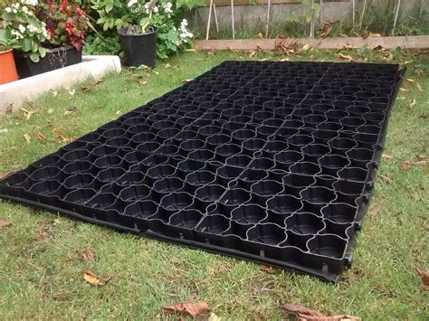 Eco Paver Shed Base 7ft X 3ft Including Weed Control Fabric And Pins