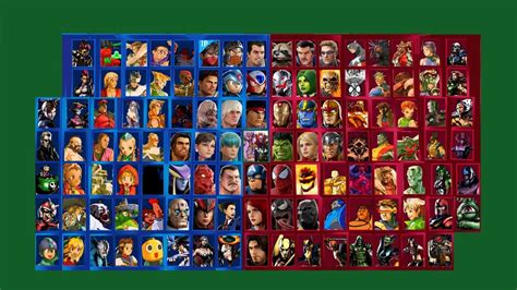 Every Marvel Vs Capcom And Some Others Character In One Place Fighters