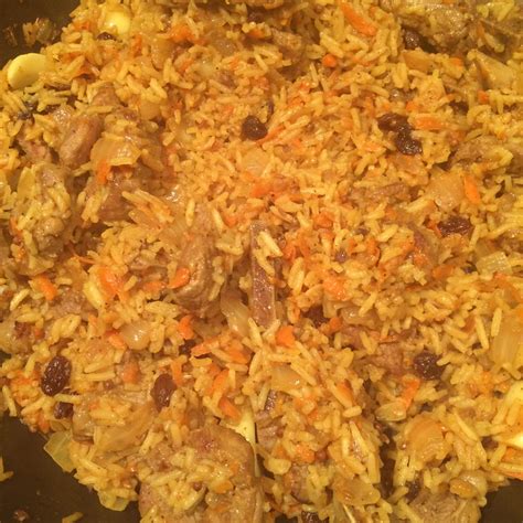 Uzbek Plov Lamb And Rice Pilaf Recipe Allrecipes