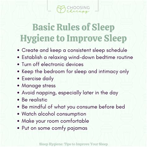 Sleep Hygiene Tips