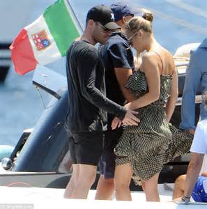 Bar Refaeli S Girl On Girl Kiss Boyfriend David Fisher Catches It On Camera Daily Mail Online