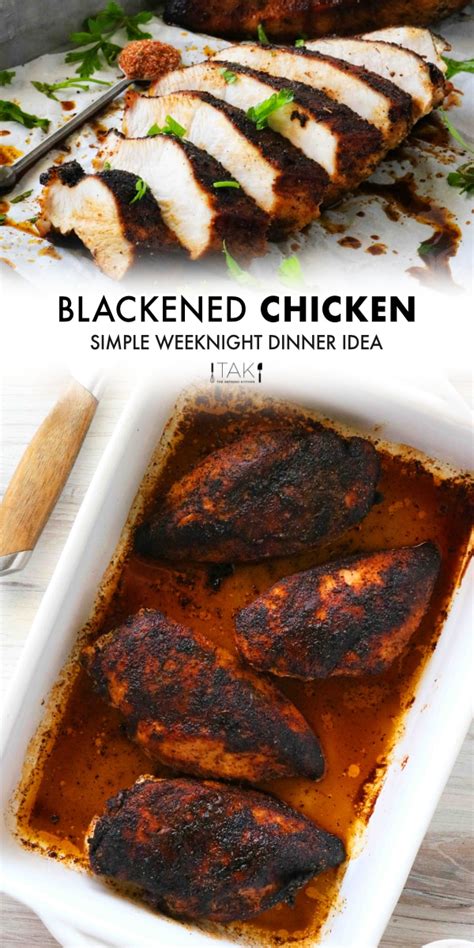 Cajun Blackened Chicken Recipe The Anthony Kitchen