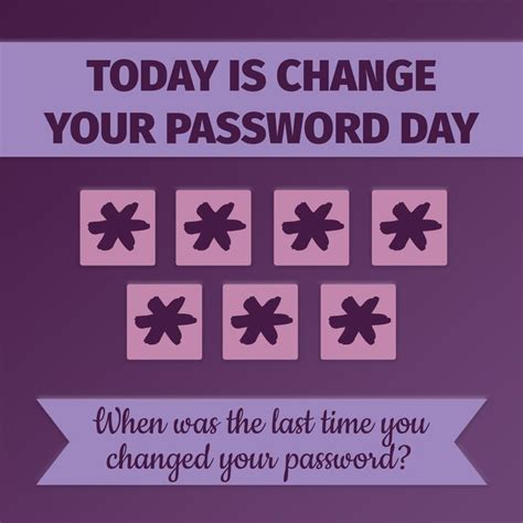 Change Your Password Day In 2021 Custom Website Design Website