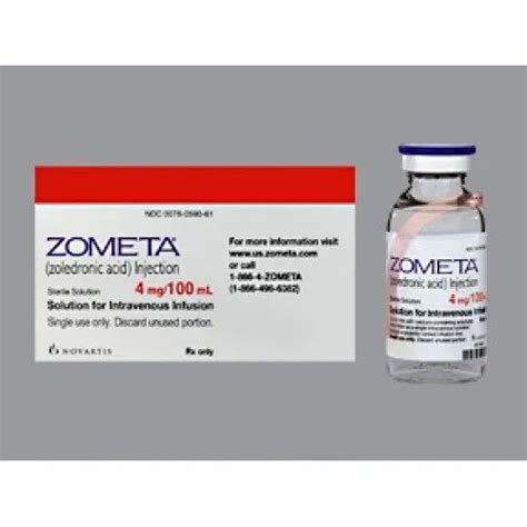 Zometa 4mg 100ml Injection At Rs 8000bottle Poladpur Id 21868414730