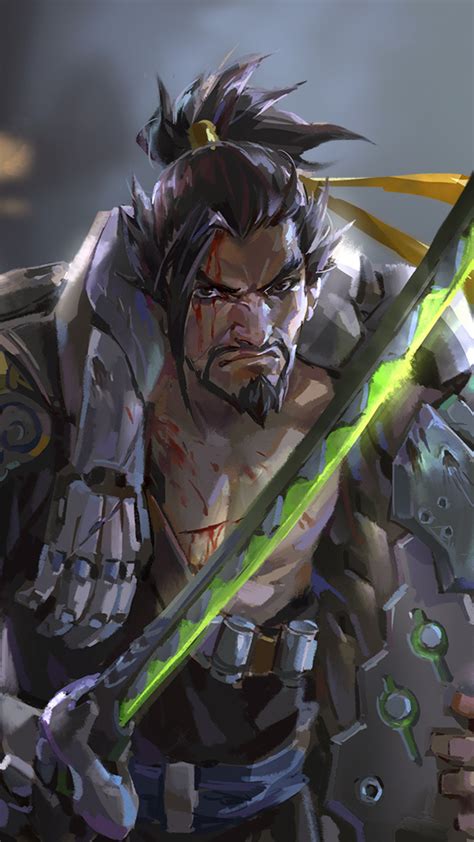 2160x3840 Genji Hanzo Overwatch Artwork Sony Xperia Xxzz5 Premium Hd