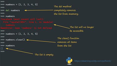How To Delete A List In Python
