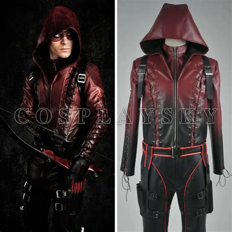 Red Arrow Costume Green Arrow Season 3 Roy Harper Cosplay Outfits