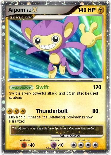Pokémon Aipom 76 76 Swift My Pokemon Card