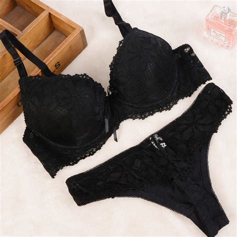 Lace Embroidery Bra Set Women Plus Size Push Up Underwear Set Bra And Panty Set Cup For Female