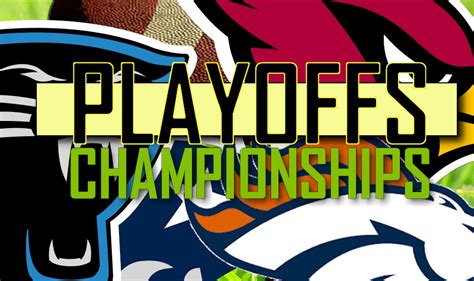 Nfl Playoff 2016 Schedule Nfc Afc Championship Start Time Tv Channel