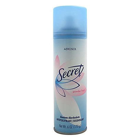 Secret Aerosol Antiperspirant Deodorant Powder Fresh 6 Oz Walmart