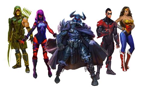 The upcoming fighting game injustice: Injustice: Gods Among Us Concept Art & Characters