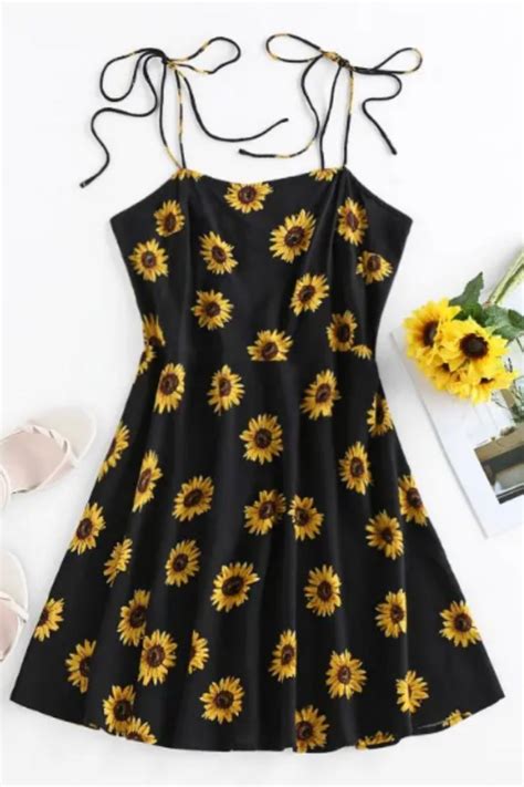 Pin on Sunflower clothes summer outfits