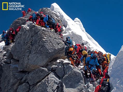 Has the summit of Mount Everest become an overcrowded tourist trap ...