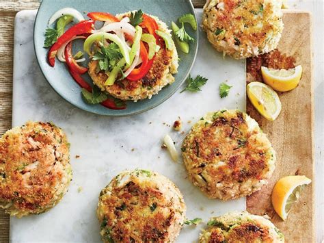 You can use a nice platter to serve the cakes along with a sauce or condiment of your choice. Best-Ever Crab Cakes with Green Tomato Slaw | Recipe (With ...