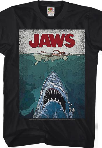 Jaws Shirts Officially Licensed Free Shipping Available