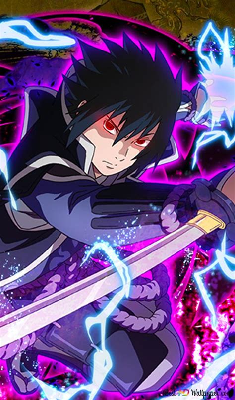 Sasuke Uchiha Lightning Blade From Naruto Shippuden For Desktop Hd