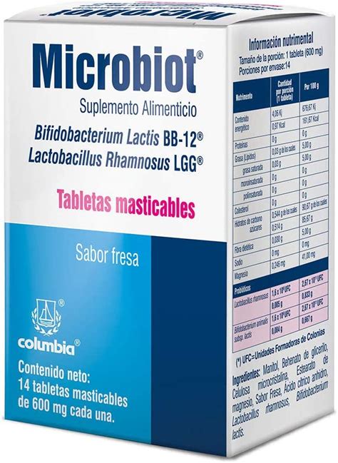Microbiot Chewable Tablets 32 Billion Probiotics Lactobacillus