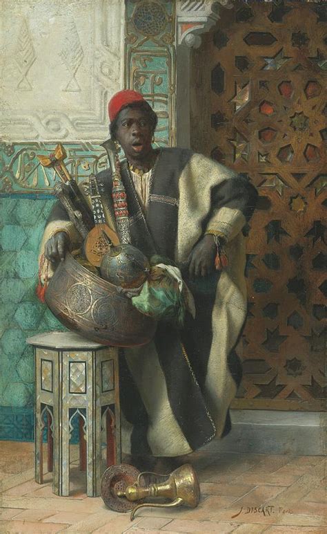 French The Moorish Merchant Painting By Eastern Accent Pixels