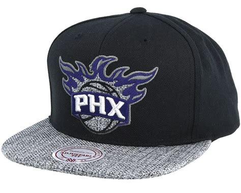Phoenix Suns Woven Tc Black Snapback Mitchell And Ness Caps
